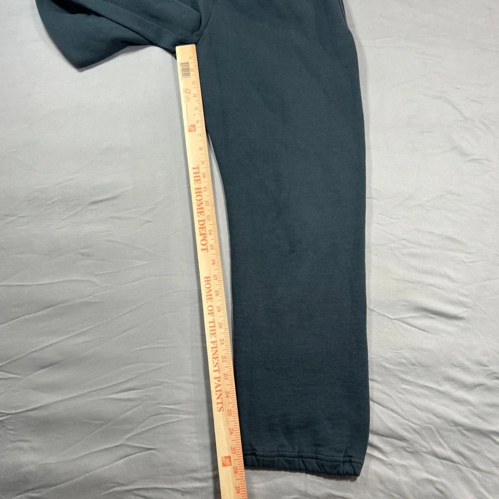 Vintage Russell Athletic Sweatpants Mens M Teal USA Made Elastic Cozy Grunge